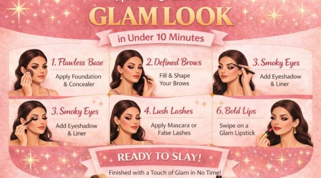 How to Create a Glam Look in Under 10 Minutes