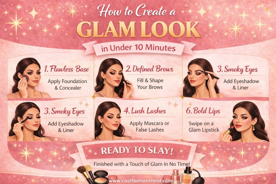 How to Create a Glam Look in Under 10 Minutes
