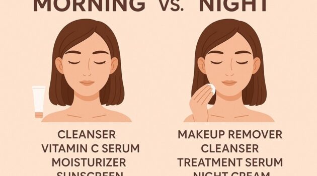 Morning vs. Night Skincare Routines: What You’re Doing Wrong