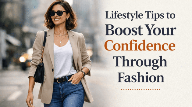 Power dressing outfit representing lifestyle tips to boost confidence through fashion
