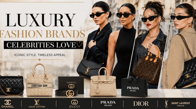 Luxury Fashion Brands Celebrities Love